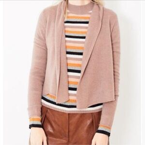 White + Warren cropped cashmere cardigan